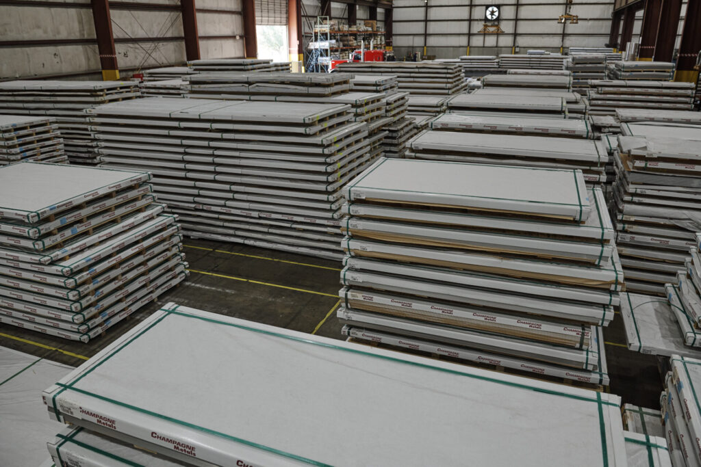 6061 Aluminum Plate Champagne Metals